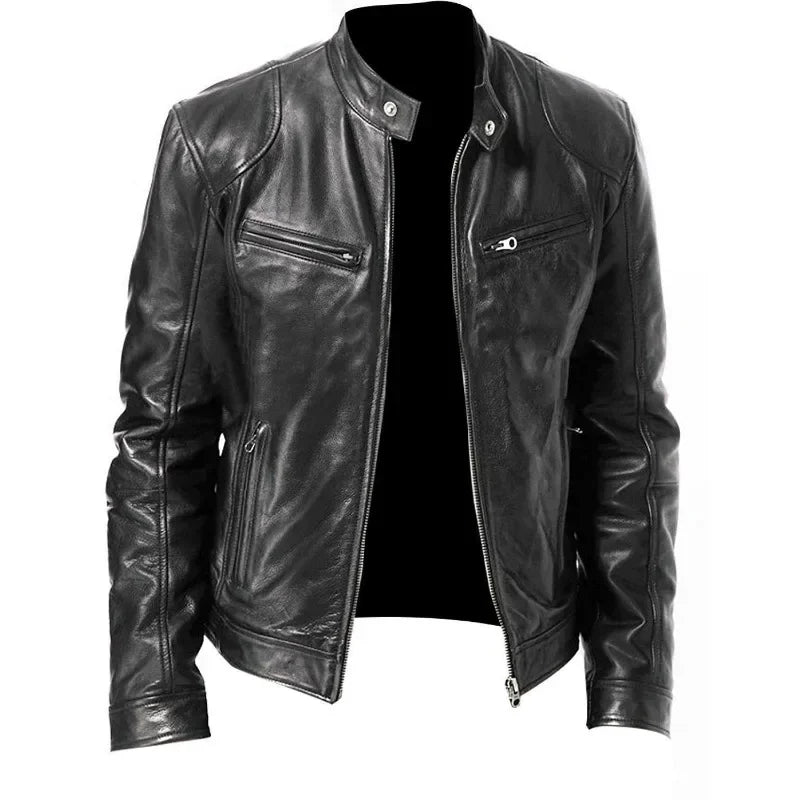 Slim Men's Leather Jacket 2024 - Pantagonia