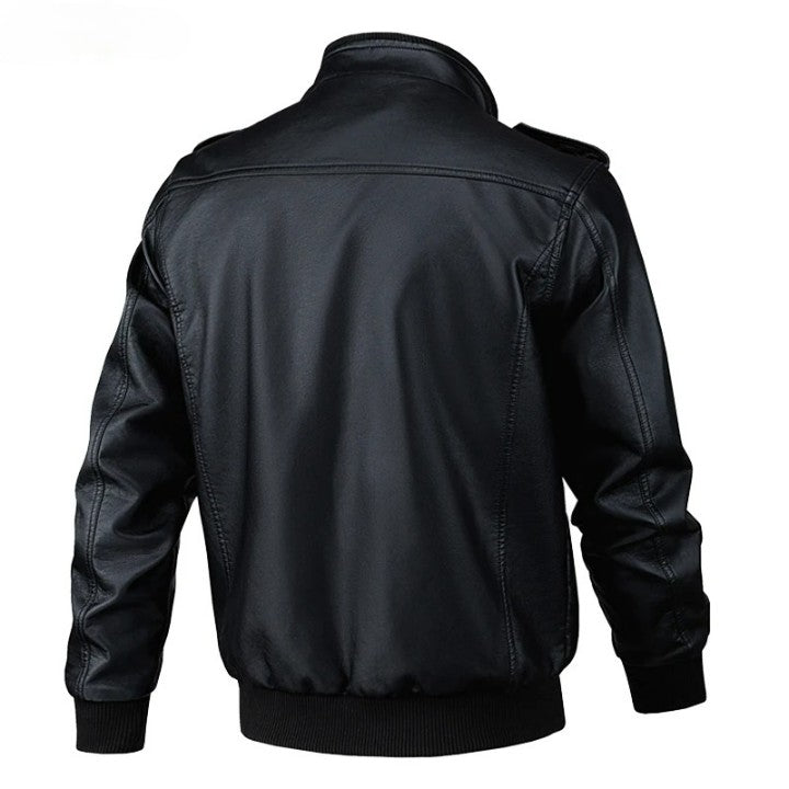Men's Motorcycle Leather Jacket - Pantagonia